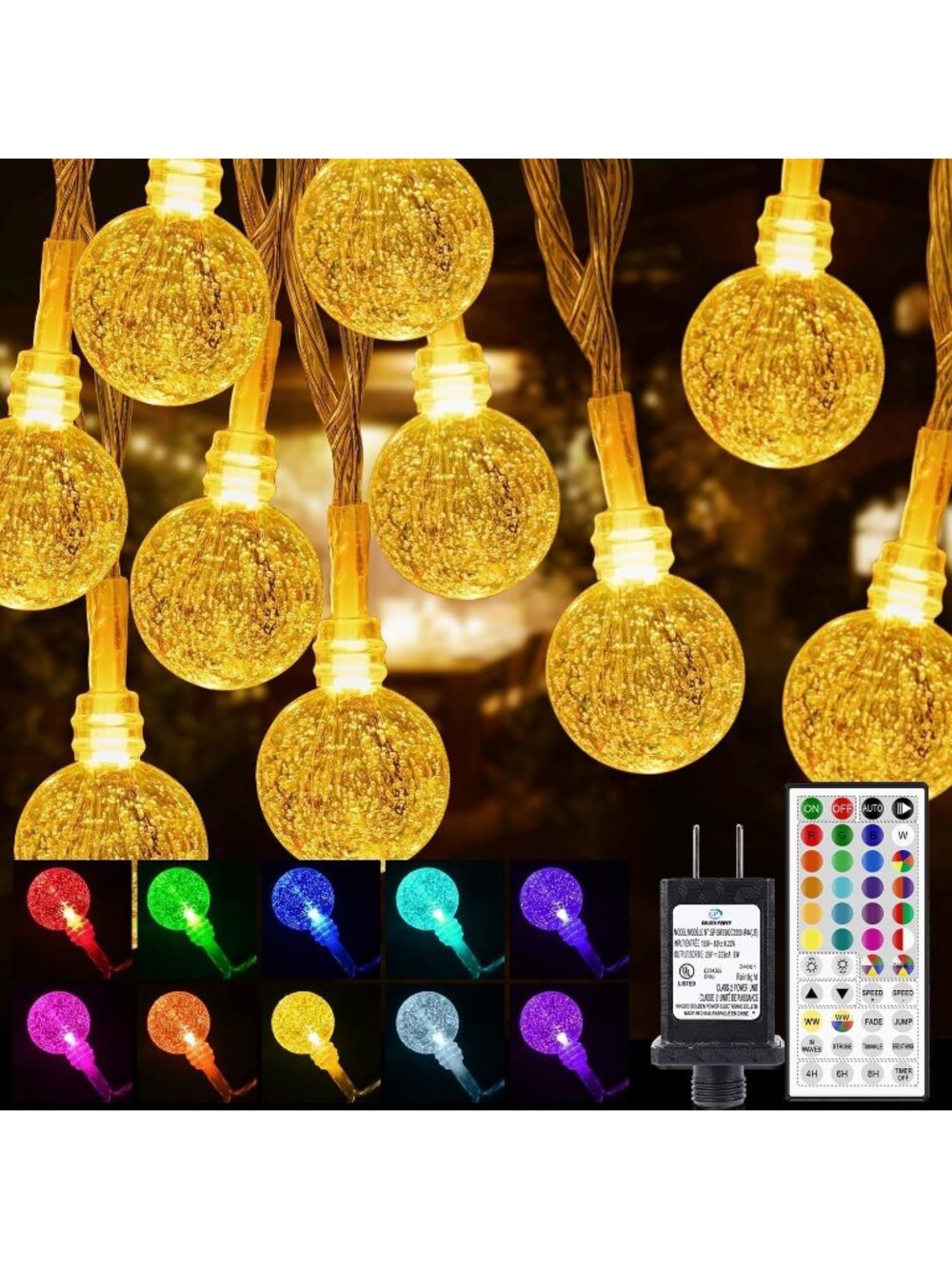 New Color Changing String Lights Plug in